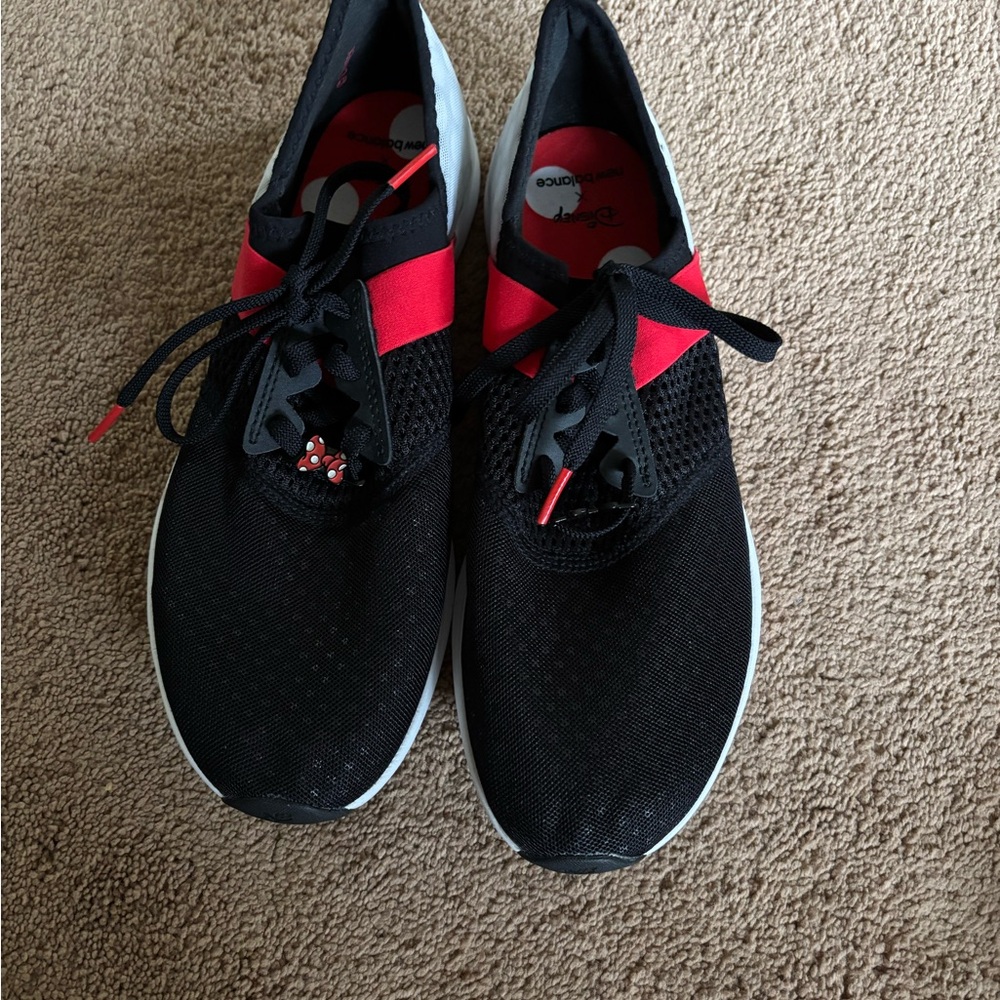 Brand New Rare Find New Balance Disney Black and Red Women's Sneakers